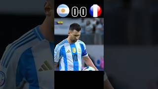 Argentina vs France world cup Final panalty shootout 2026 🥵🔥football messi youtube shorts [upl. by Acissehc]