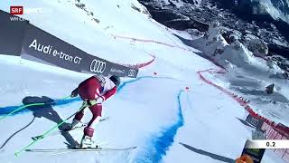 Vincent Kriechmayr takes Gold at downhill World Cup in Cortina dAmpezzo [upl. by Lraed]