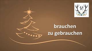 Adventskalender Türchen 18 brauchen zu gebrauchen [upl. by Christoph887]