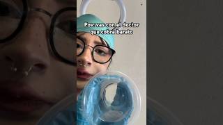 La doctora que cobra barato 😅 asmr humor doctorcomedy [upl. by Atnahc962]