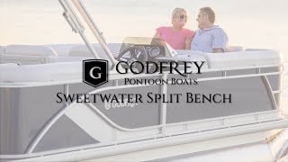 Godfrey Pontoon Boats  Sweetwater Split Bench [upl. by Girard]