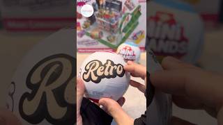 UNBOXING MINI BRANDS RETRO shorts asmr retro playtastics [upl. by Eiramlatsyrk]