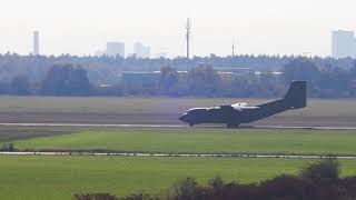 Transall landet in der Flugwerft [upl. by Bassett612]