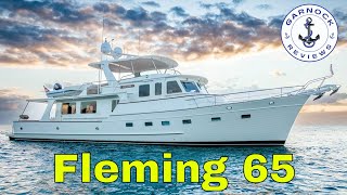 Fleming 65 Luxury Trawler Yacht  2023 Ft Lauderdale International Boat Show [upl. by Nirroc]