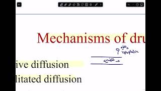 Pharmacokinetics  Absorption part 1 [upl. by Nelra]