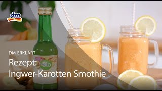 Für den Energiekick IngwerKarottenSmoothie  dm Österreich [upl. by O'Connell833]