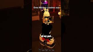 EMO MICKEY crashes out 😭🙏 pokehaven roblox [upl. by Raffin]