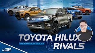 Toyota Hilux vs Rivals  Philkotse Carambola [upl. by Annawot]