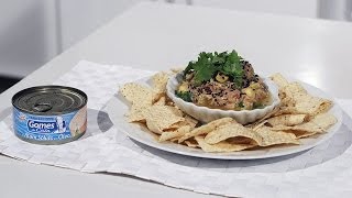 Receita Gomes da Costa  Ceviche de Atum com Nachos [upl. by Ydasahc]