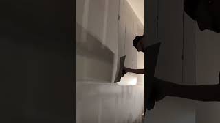 putty with tool and on drywalls shots satisfying [upl. by Dopp923]