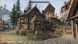 Heljarchen Farm Revamped  Skyrim Special Edition House Mod BYO [upl. by Akemat849]