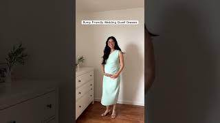 Bump Friendly Wedding Guest Dress Ideas shorts maternitystyle bumpstyle pregnancy [upl. by Anirbac313]