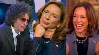 Kamala Harris amp Howard Stern REACT To Maya Rudolphs Kamala Impression On SNL [upl. by Garges]