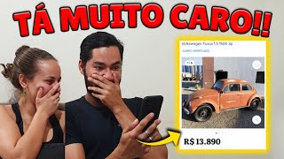 Fusca ta virando artigo de luxo Analisando preços de fuscas no Mercado Livre [upl. by Elon904]