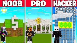 NOOB vs PRO vs HACKER BANKA SOYGUNU YAPI KAPIŞMASI  Minecraft [upl. by Lord289]