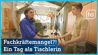 Handwerker gesucht So attraktiv ist der TischlerBeruf  hessenschau [upl. by Annaerdna]