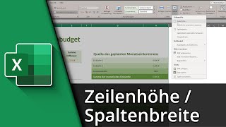 Excel Zeilenhöhe automatisch anpassen ✅ Tutorial [upl. by Zehe]