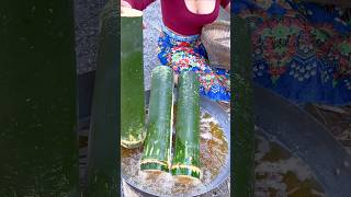 Fried Bamboo Short Cook and eat food recipe shortsvideo reels shorts cooking food recipe [upl. by Gentes]