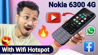 Nokia 6300 4G All Features Phone Killer🔥  Unboxing and review  Nokia Keypad Phone [upl. by Initsed]