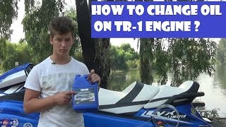 How to change oil in Yamaha VX engine TR1 [upl. by Tletski]