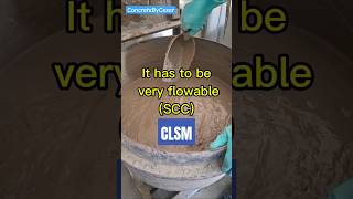 CLSM Controlled Low Strength Material construction concrete shorts [upl. by Odranreb]