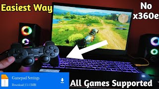 Easy Way 2022  How To Connect Any USB Joystick Gamepad To PC  Play Games With USB Joystick In PC [upl. by Dyane]