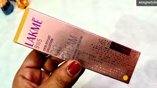 Lakme 9 to 5 skin stylish Collection CC Cream beige review in HindiSangsstyle [upl. by Romona]