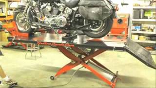 Redline Engineering MC1K 1000 lb Motorcycle Lift Table [upl. by Akimihs827]