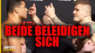 Das HITZIGE FaceOff von PAULO COSTA vs MARVIN VETTORI [upl. by Annice175]