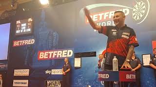 Live Darts Walkons  Nathan Aspinall amp Johny Clayton  World Matchplay of Darts Finals 2023 [upl. by Suiddaht]