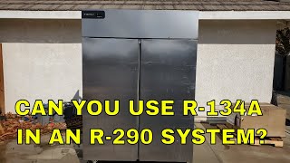 CAN YOU USE R134A IN A R290 SYSTEM [upl. by Yllim114]