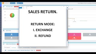 Sales Return  Return Mode Exchange amp Refund [upl. by Ssew]