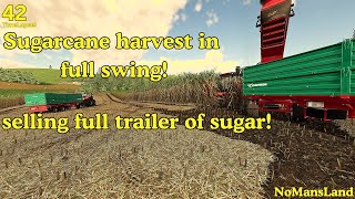 Time to Sell Lots of sugarNo Mans Land Ep42 FS22 [upl. by Jeralee]