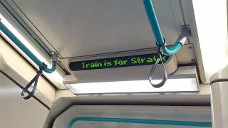 DLR Announcement  Train for Stratford next stop All Saints [upl. by Enilec172]