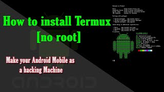 how to install Termux on android No Root [upl. by Eveline]