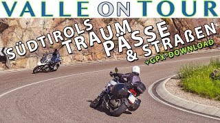 Südtirol Motorrad Tour  die schönsten Pässe und Straßen der Dolomiten [upl. by Eberhart]