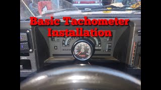 Tachometer Install A Great Beginner Project [upl. by Hinkel]