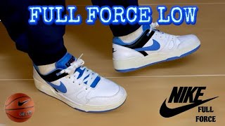 Nike Full Force Low White Polar  Unboxing Review amp On feet [upl. by Shaughn]