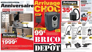 Catalogue BRICO DÉPÔT du 13 au 26 octobre 2023 💥 Arrivage BRICOLAGE 🔴 JARDINAGE 🟢 RÉNOVATION ⚫️ [upl. by Esinrahs]