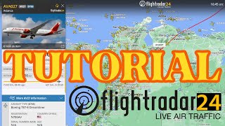 TUTORIAL FLIGHTRADAR24  ¿Gratis o paga [upl. by Eitak21]