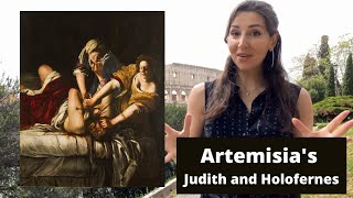 ARTEMISIA GENTILESCHIS JUDITH BEHEADING HOLOFERNES Painterly Revenge [upl. by Notneb]