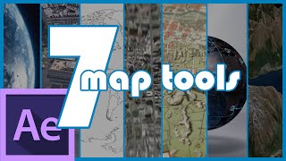 7 Map Creation Tools for Adobe After Effects 🌎 [upl. by Oludoet]