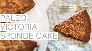 PALEO VICTORIA SPONGE CAKE RECIPE [upl. by Akinaj]