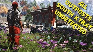 Far Cry 4  ALL Outposts undetected stealth killer liberations South Kyrat [upl. by Naedan]