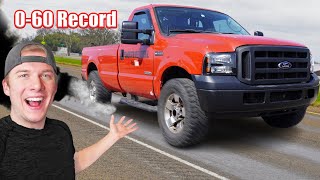 I Made My 60L Powerstroke A Drag Truck [upl. by Htiduj]