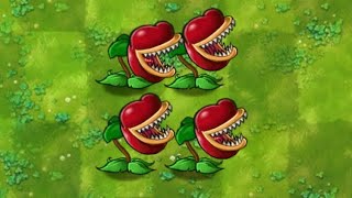 PvZ Fusion  Red Chompers vs All Zombies Gameplay [upl. by Adorne]