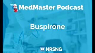 Buspirone Nursing Considerations Side Effects and Mechanism of Action Pharmacology for Nurses [upl. by Sullecram]