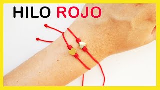 Pulsera HILO ROJO de la PROTECCION❤ [upl. by Ahtnahc807]