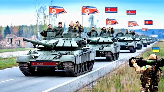 2 MINUTES AGO Ukraine Bombards North Korean Tank Convoy with Deadly Attack [upl. by Corin]