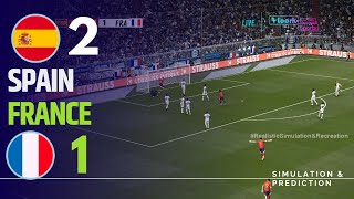 ⚽ España 21 Francia 🏆 EURO 2024 Highlights simulación y recreación de videojuego [upl. by Doig]